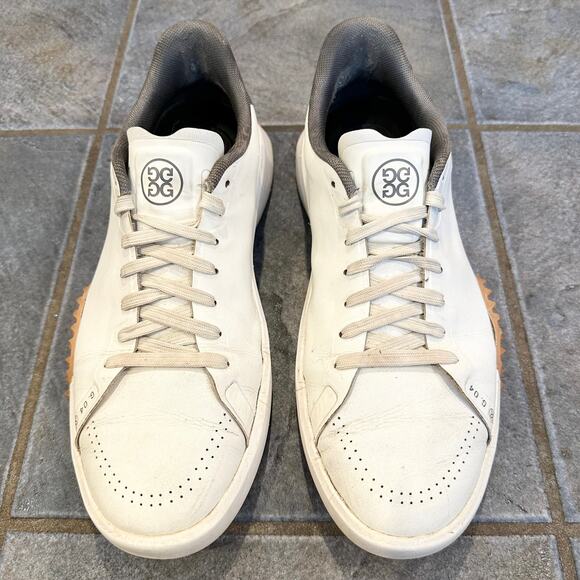 G/FORE Men's G.112 Golf Ops Shoes Lace-Up Low Top Spikeless Sneakers, White - Picture 2 of 11